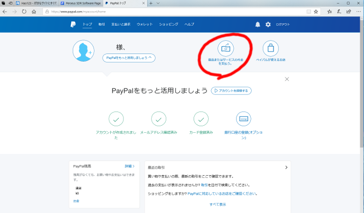 PayPal payment