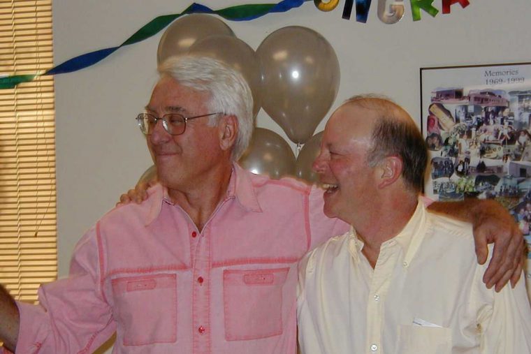 Bob and Jim in 1999